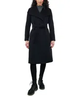 Anne Klein Women's Cashmere Blend Belted Wrap Coat