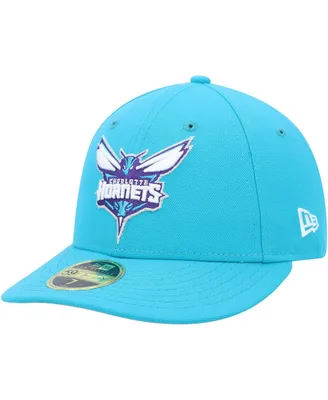 Men's New Era Teal Charlotte Hornets Team Low Profile 59FIFTY Fitted Hat