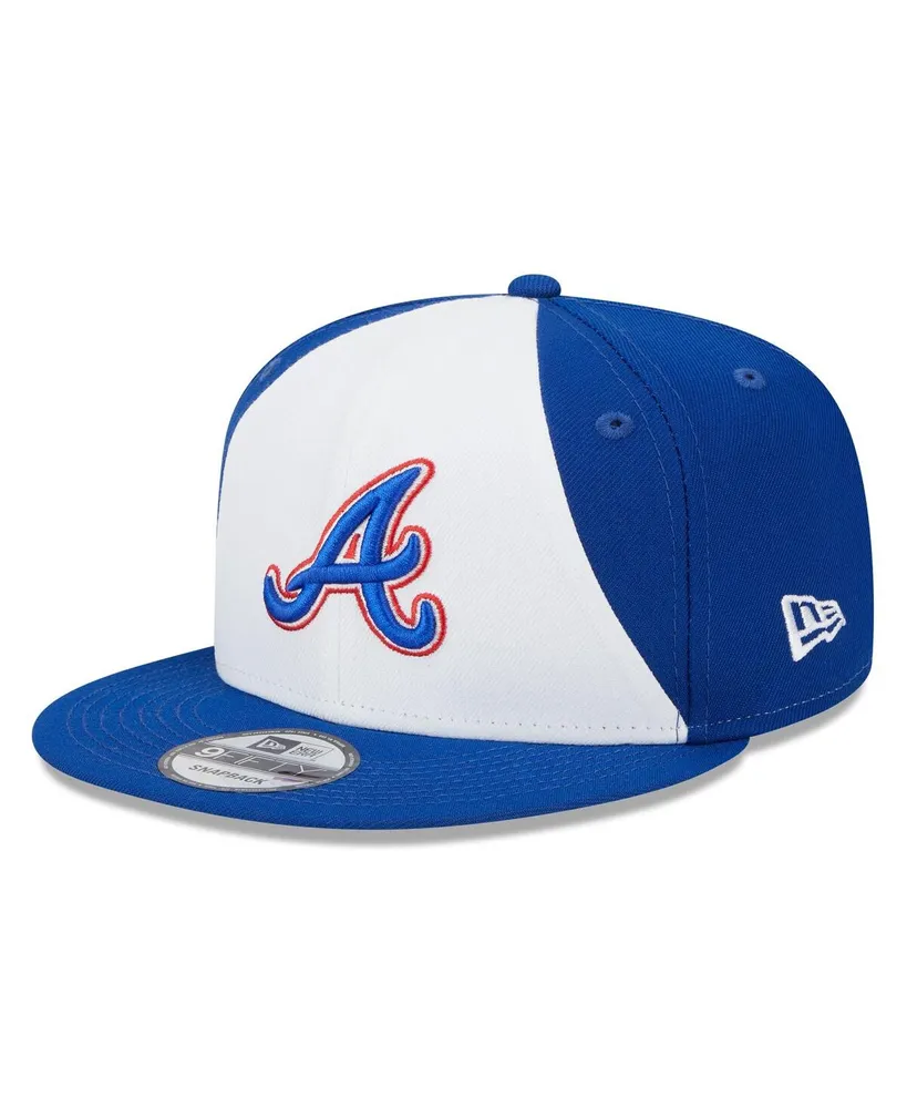 Big Boys and Girls New Era White, Royal Atlanta Braves 2023 City Connect 9FIFTY Snapback Adjustable Hat