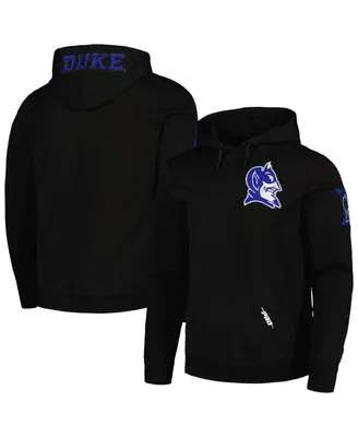 Men's Pro Standard Black Duke Blue Devils Classic Pullover Hoodie