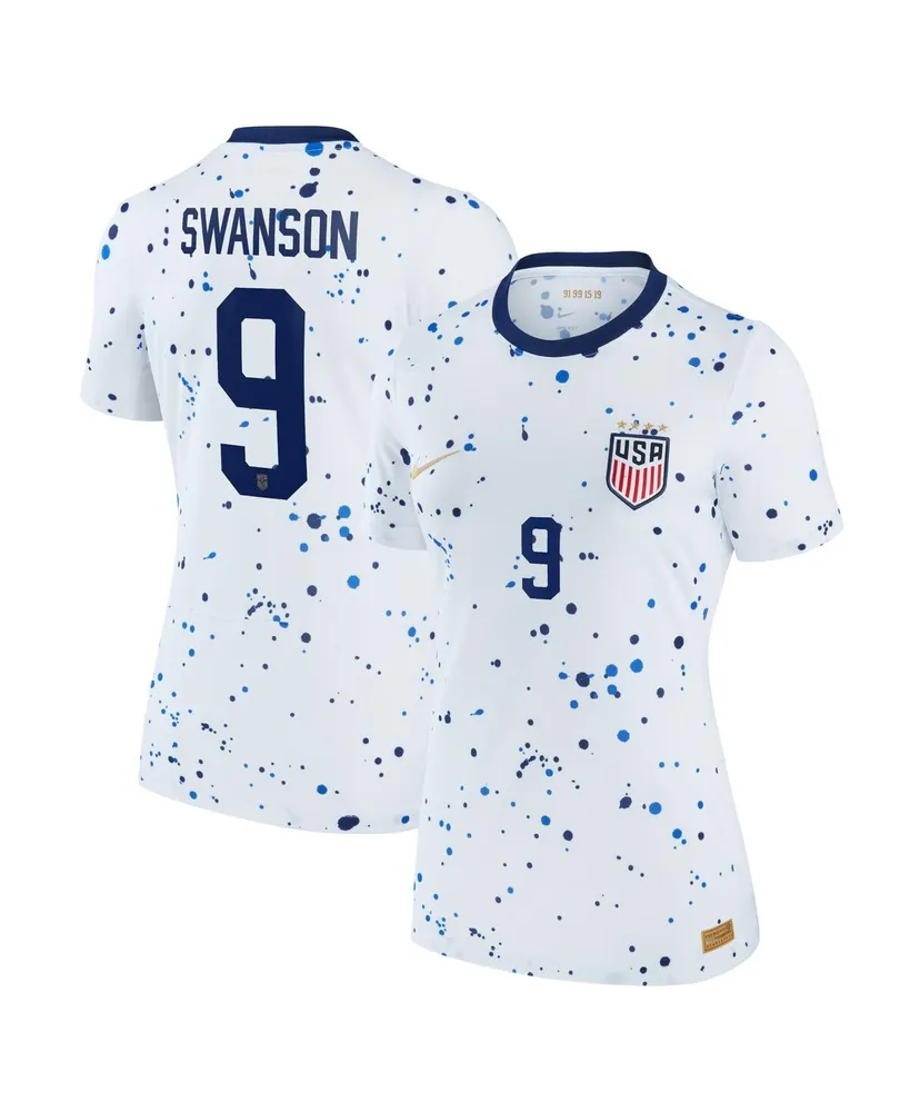 Women's Nike Mallory Swanson White Uswnt 2023 Home Replica Jersey