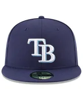 Men's New Era Navy Tampa Bay Rays 2023 Jackie Robinson Day 59FIFTY Fitted Hat