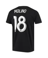 Men's adidas Kevin Molino Black Minnesota United Fc Go To Name and Number T-shirt