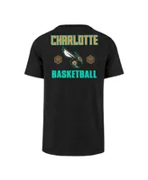 Men's '47 Brand Black Charlotte Hornets 2022/23 City Edition Backer Franklin T-shirt