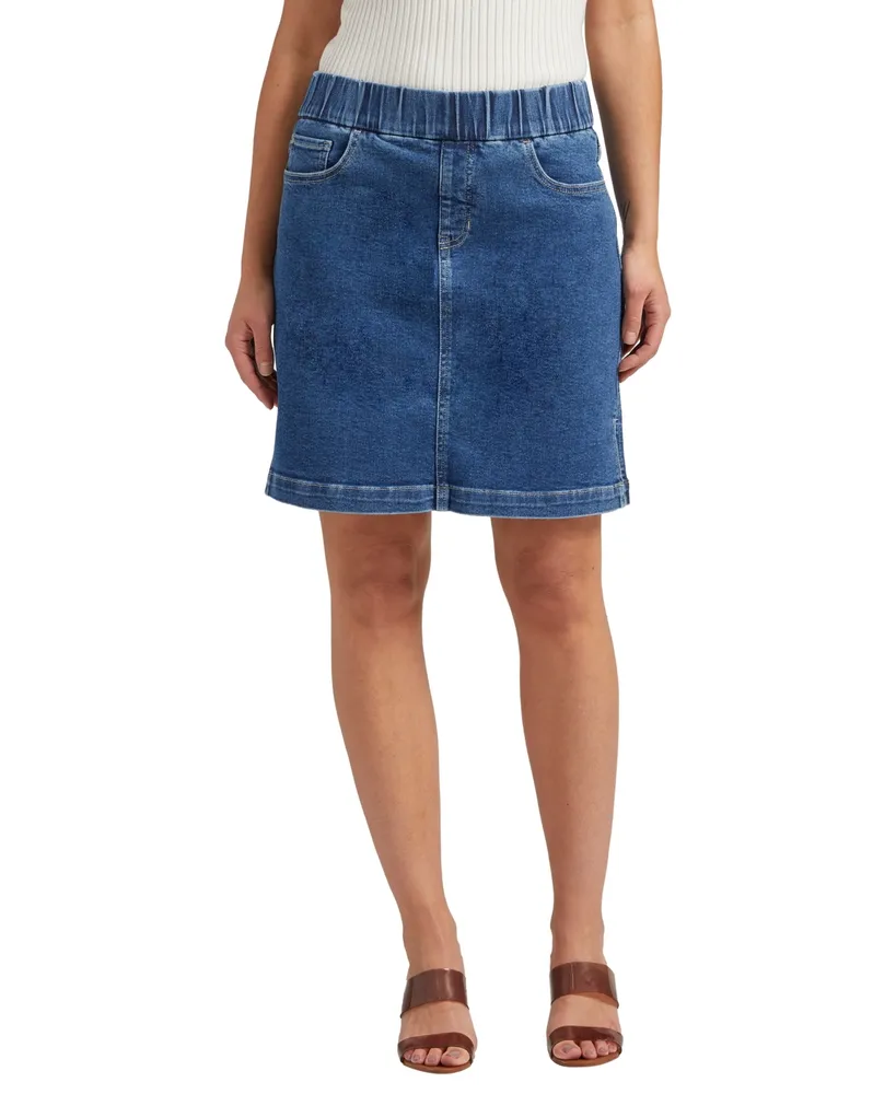 Jag Women's On-The-Go Mid Rise Pull On Skort