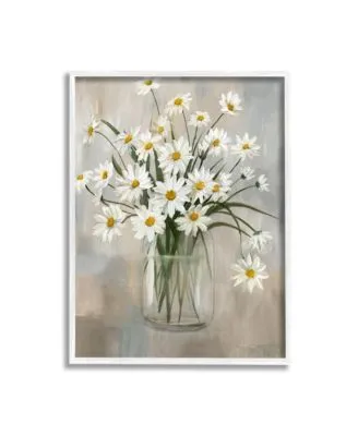 Stupell Industries Daisy Bloom Abstract Flowers Art Collection