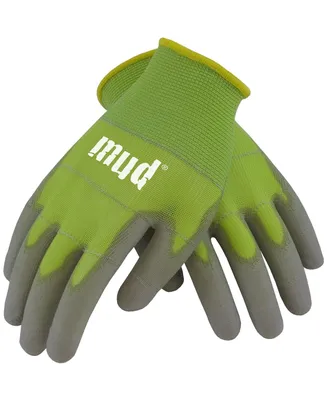 Mud Gloves Smart Glove Poly Coated Mud Gloves, Apple, Large