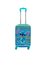 Disney Ful Stitch Neon All Over Print Kids 21" Luggage