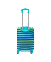 Disney Ful Stitch Neon All Over Print Kids 21" Luggage