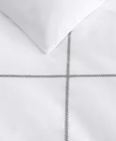 Vera Wang Zig Zag Cotton Sateen Duvet Cover Set