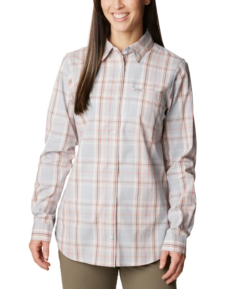 Columbia Women's Anytime Patterned Long-Sleeve Shirt