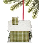 Holiday Lane Woodland Light Up Green House Ornament, Exclusively at Macy's