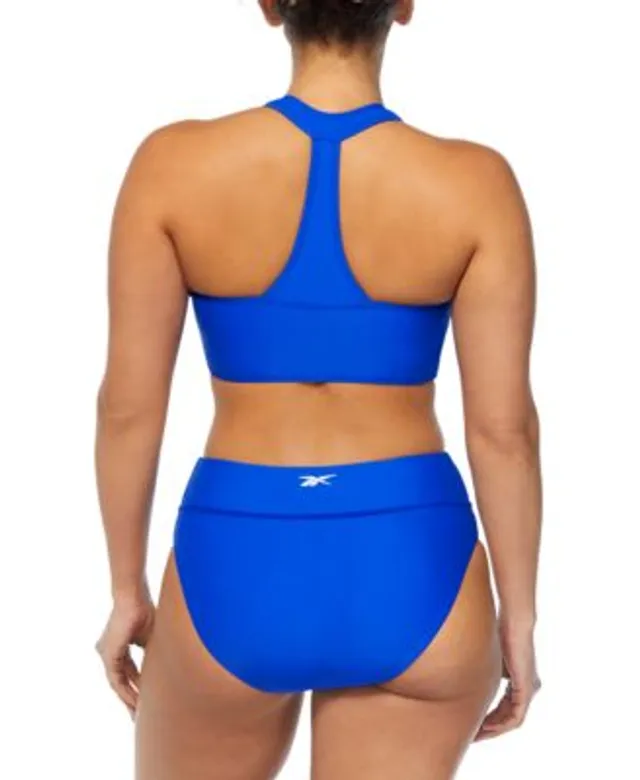 Reebok Women's High-Neck T-Back Bikini Top