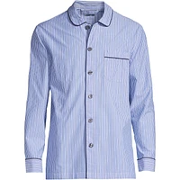 Lands' End Big & Tall Poplin Pajama Shirt