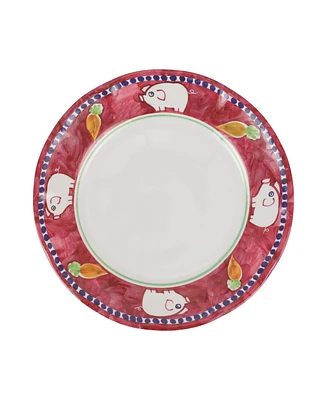 Vietri Melamine Campagna Porco Dinner Plate