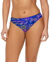 Reebok Women's Printed Hipster Bikini Bottoms