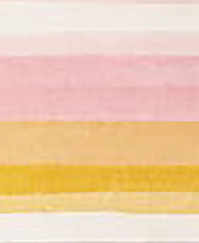 Bayshore Home Campy Kids Pastel Abstract Rainbow 7'10" x 10' Area Rug