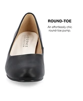 Journee Collection Women's Luu Round Toe Pumps