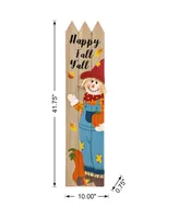 Glitzhome 41.75" H Fall Wood Scarecrow Porch Decor