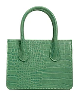 Like Dreams Kenzie Chain Croc Faux Leather Mini Crossbody Bag
