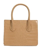 Like Dreams Kenzie Chain Croc Faux Leather Mini Crossbody Bag