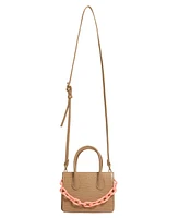 Like Dreams Kenzie Chain Croc Faux Leather Mini Crossbody Bag