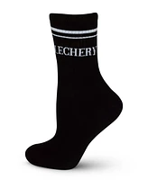 Unisex European Made Classic Varsity Striped Half-Crew Socks