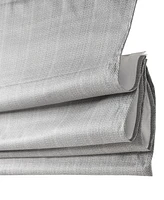 Madison Park Basketweave Blackout Cordless Roman Shade, Single Panel for Bedroom, Thermal Insulated Window Blind Treatment for Living Room, Width 27 l