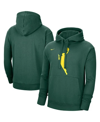 Nike Men's and Women's Hunter Green Wnba Logo Woman Team 13 Pullover Hoodie
