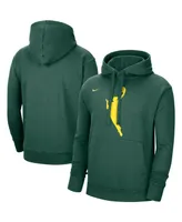 Men's and Women's Nike Hunter Green Wnba Logowoman Team 13 Pullover Hoodie