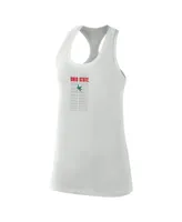 Women's Nike Gray Ohio State Buckeyes Game Time Tank Top