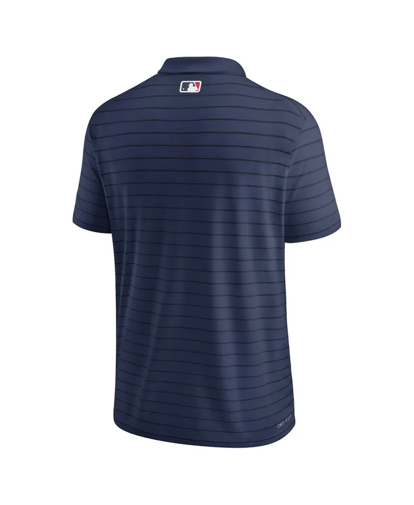 Men's Nike Navy Chicago White Sox Authentic Collection Victory Striped Performance Polo Shirt