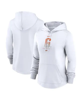 Women's Nike White San Francisco Giants City Connect Pregame Performance Pullover Hoodie