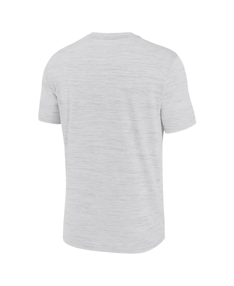 Men's Nike Gray Los Angeles Dodgers City Connect Velocity Practice Performance T-shirt