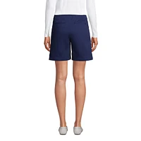 Lands' End Petite Pull On 7" Chino Shorts