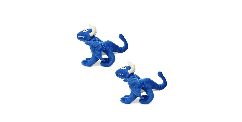 Mighty Dragon Blue, 2-Pack Dog Toys