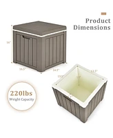10 Gallon Ice Cooler w/ Built-in Handles and Detachable Lid