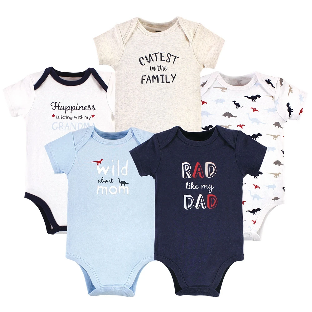 Hudson Baby Baby Boys Hudson Cotton Bodysuits