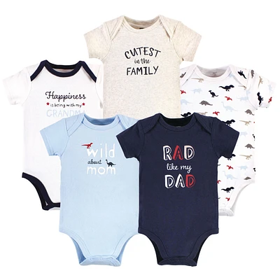 Hudson Baby Baby Boys Hudson Cotton Bodysuits