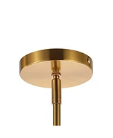 Homer 13" 1-Light Modern Industrial Iron Led Dome Pendant