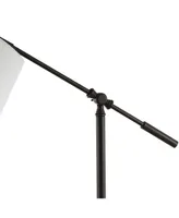 Troy 24" Classic Contemporary Iron Led Task Lamp with Usb Charging Port