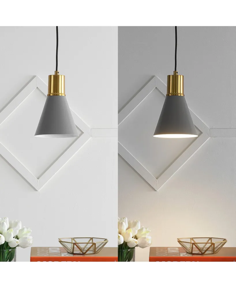 Apollo 6" 1-Light Mid-Century Modern Iron Led Pendant