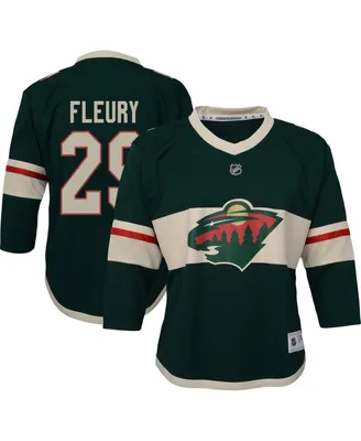 Toddler Boys and Girls Marc-Andre Fleury Green Minnesota Wild Home Replica Player Jersey