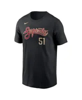 Men's Nike Randy Johnson Black Arizona Diamondbacks City Connect Name and Number T-shirt