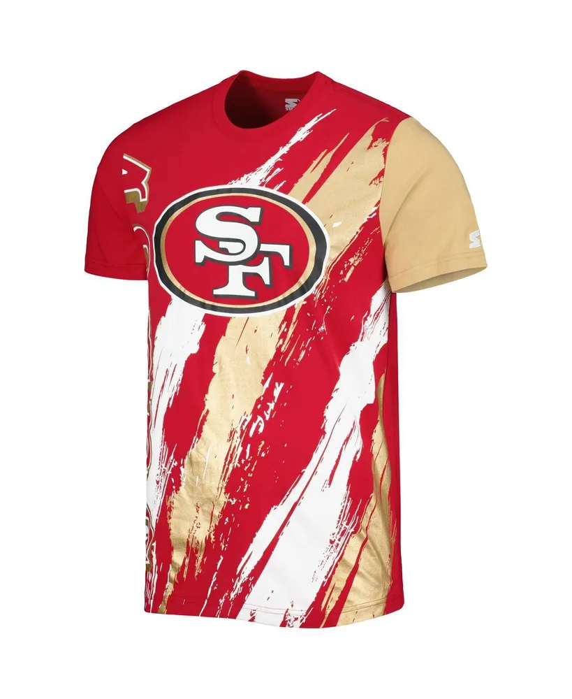 Men's Starter Scarlet San Francisco 49ers Extreme Defender T-shirt