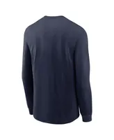 Men's Nike Navy New England Patriots Icon Legend Long Sleeve T-shirt
