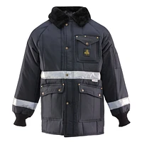 RefrigiWear Men's Iron-Tuff Enhanced Visibility Reflective Siberian Workwear Jacket