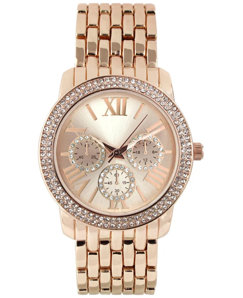INC International Concepts Women's Pink Ombre Strap Watch 38mm, Created for  Macy's - ShopStyle