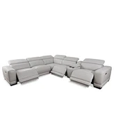 Krofton Beyond Leather Fabric Sectional Collection Created For Macys