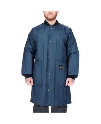 RefrigiWear Men's Lightweight Cooler Wear Insulated Frock Liner Workwear Coat